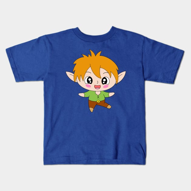 Quill The Elf Kids T-Shirt by garciajey